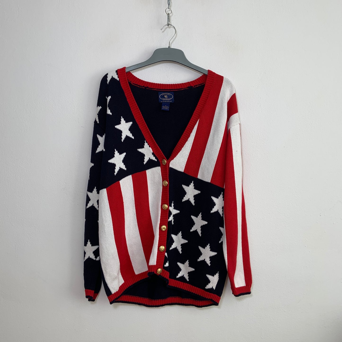 Cardigan damă Vintage USA Flag