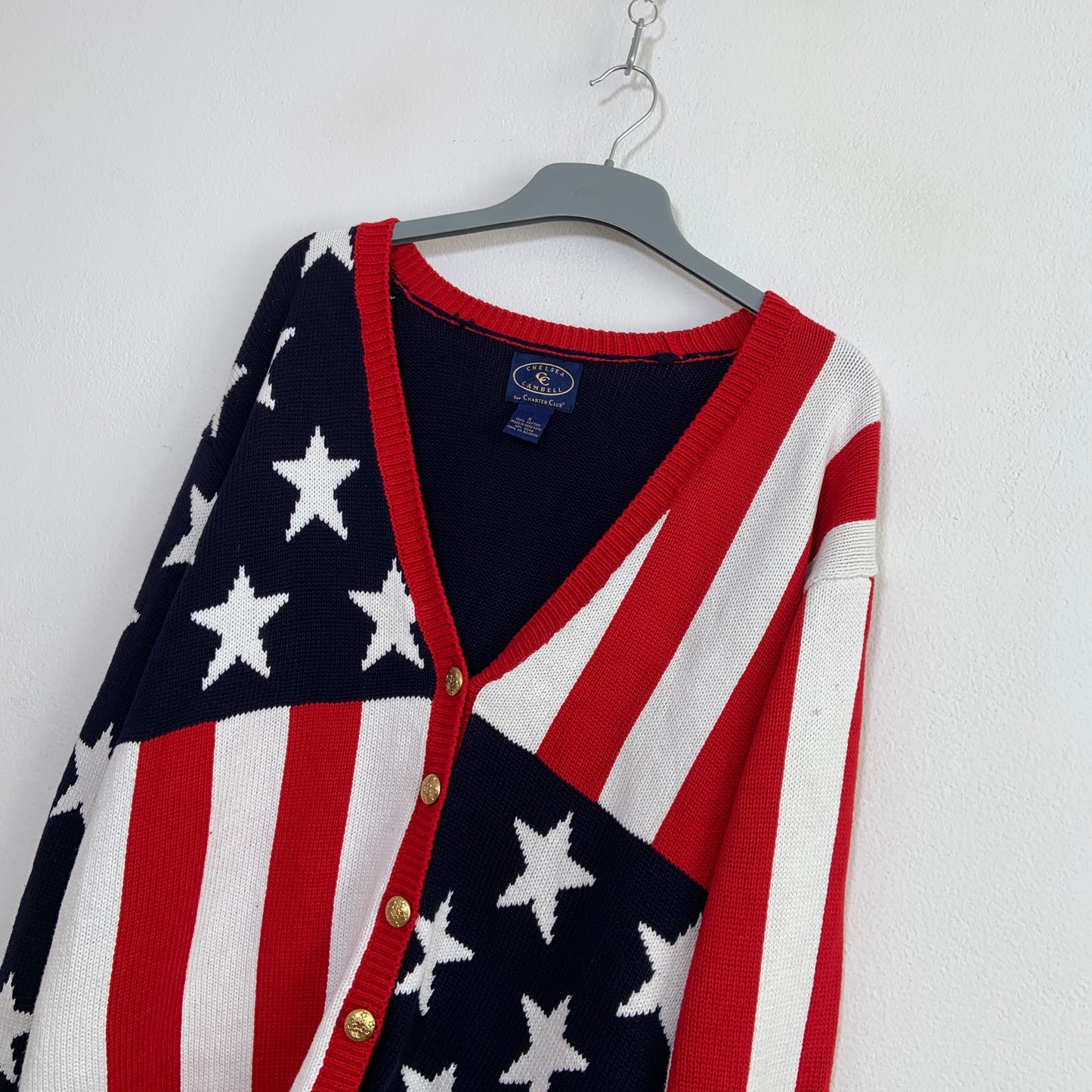 Cardigan damă Vintage USA Flag